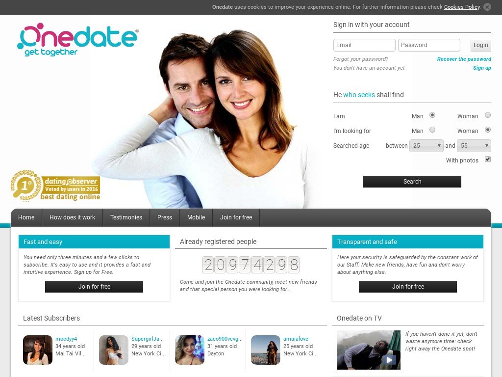 Onedate Site Site Review